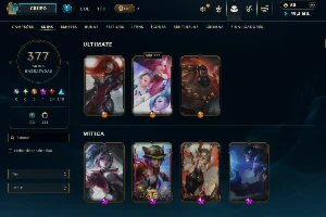 Conta Platina, +377 Skins, +119 Chromas, +47 sentinelas ETC. - League of Legends LOL