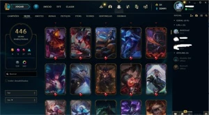 Conta Prata TOP - League of Legends LOL