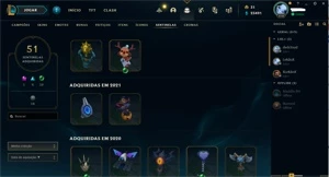 Conta Prata TOP - League of Legends LOL