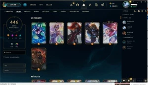 Conta Prata TOP - League of Legends LOL