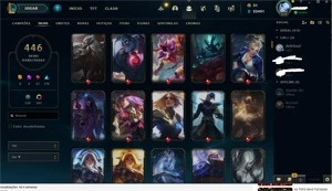Conta Prata TOP - League of Legends LOL