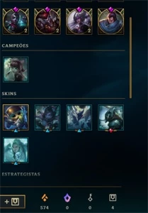 conta zed campeonato - League of Legends LOL
