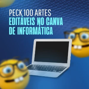 100 Artes Editável no Canva de INFORMÁTICA - Outros