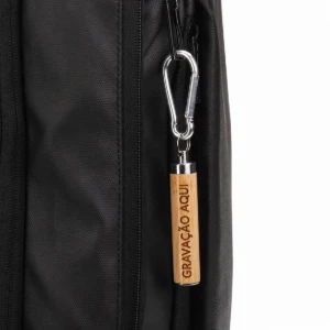 Lanterna de Bambu com Mosquetão - Artesanato e Personalizados