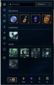 Conta gold 3 com skin da katarina - League of Legends LOL