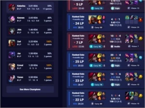 Conta gold 3 com skin da katarina - League of Legends LOL