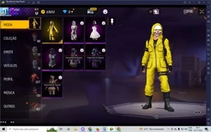 Conta Free Fire Rara