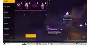 Conta Free Fire Rara