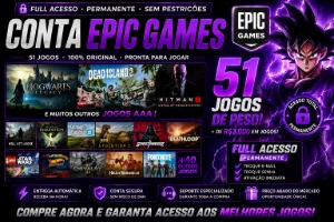 52 Jogos Aaa Na Epic Games! | Hogwarts Legacy + Dead Island
