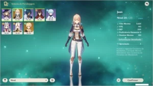 GENSHIN IMPACT AR 13 / NA -  JEAN + 3 ARMAS 4*