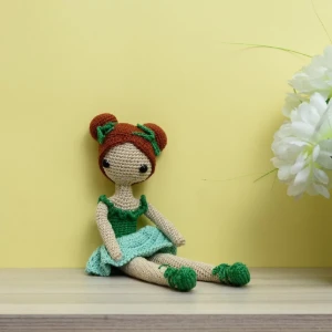 Boneca Bailarina Maria Clara em amigurumi - Artesanato e Personalizados