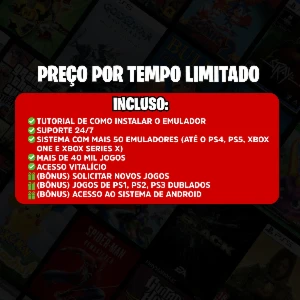 SonicPlay Emulador Retro, PS4, PS5, Xbox One e Xbox Series S - Outros