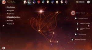 Conta AR 48 com Hutao C1 + 5 personagens 5 estrelas - Genshin Impact