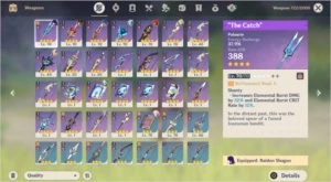 Conta AR 48 com Hutao C1 + 5 personagens 5 estrelas - Genshin Impact
