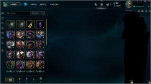 CONTA GOLD 1(PLAT s7), 57 SKINS, FALTANDO 8 CHAMPS, LVL 77 - League of Legends LOL