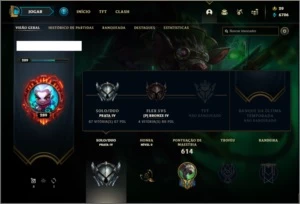 Conta prata 4 com TODOS os champs e 721 Skins + 60 Cromas - League of Legends LOL