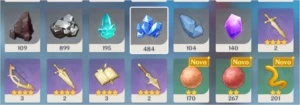 ⭐ AR 57 DILUC C1 + JEAN C1 + VENTI + ALBEDO + MONA E ALOY ⭐ - Genshin Impact