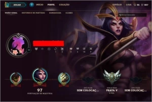 CONTA DE LOL 20 CHAMPS / RIOT KAYLE / 2 PAGE RUNES / PRATA V - League of Legends