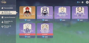 CONTA GENSHIN AR56 - 9 LENDÁRIOS ⭐ + 3 ARMAS 5 ⭐- HUTAO+ - Genshin Impact