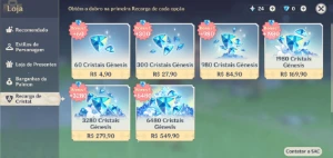 CONTA GENSHIN AR56 - 9 LENDÁRIOS ⭐ + 3 ARMAS 5 ⭐- HUTAO+ - Genshin Impact