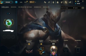 Conta Lol Ferro, Lvl 30, Skin Lendária, Upada Na Mão, 8K Ea - League of Legends