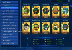 Conta mid-end game LADMO Alphamon - Digimon Masters Online