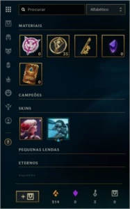 conta ouro 3 (nova level 36) / com 2000 rp - League of Legends LOL