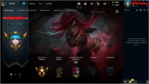 conta ouro 3 (nova level 36) / com 2000 rp - League of Legends LOL