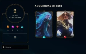 conta ouro 3 (nova level 36) / com 2000 rp - League of Legends LOL