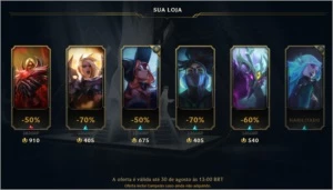 conta ouro 3 (nova level 36) / com 2000 rp - League of Legends LOL