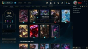 Conta lol 104 campeões e 104 skins - League of Legends