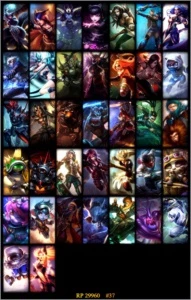 CONTA LEAGUE OF LEGENDS BR - 37 SKINS COM RAMMUS REI LOL