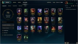 CONTA DIAMANTE 4, 23 CAMPEÕES, BORDA DIAMANTE 3 + ESPÓLIO - League of Legends LOL