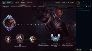 CONTA DIAMANTE 4, 23 CAMPEÕES, BORDA DIAMANTE 3 + ESPÓLIO - League of Legends LOL