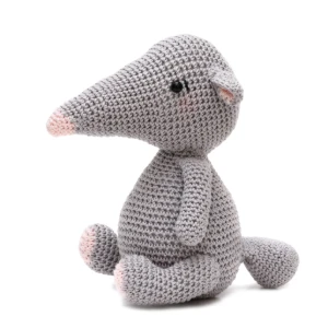 Tamanduá em Amigurumi - Artesanato e Personalizados
