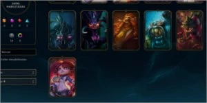 CONTA LOL //33 SKINS //105 CHAMPS //LVL 206 //GOLD2 - League of Legends