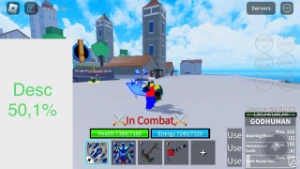 Conta Com Kitsune E God Human E Shank Anchor [Desconto] - Roblox