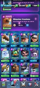 CONTA CLASH ROYALE LIGA 1, NIVEL 11 COM  1200MIL GEMAS