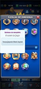 CONTA CLASH ROYALE LIGA 1, NIVEL 11 COM  1200MIL GEMAS