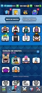 CONTA CLASH ROYALE LIGA 1, NIVEL 11 COM  1200MIL GEMAS