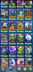 Conta Clash Royale│6153 Trofeús│14 Carta Lvl 14 │ nível 40