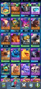 Conta Clash Royale│6153 Trofeús│14 Carta Lvl 14 │ nível 40