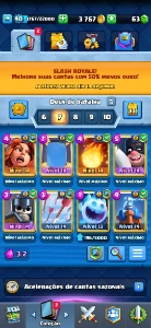 Conta Clash Royale│6153 Trofeús│14 Carta Lvl 14 │ nível 40