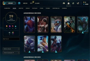 CONTA DIAMANTE SMURF PROMOÇÃO - League of Legends LOL