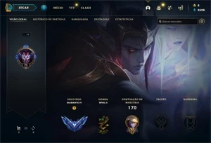 CONTA DIAMANTE SMURF PROMOÇÃO - League of Legends LOL