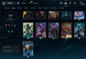 CONTA DIAMANTE SMURF PROMOÇÃO - League of Legends LOL