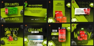 Arte Loja de Suplemento PSD Premium (Editável e Profiss.) - Outros