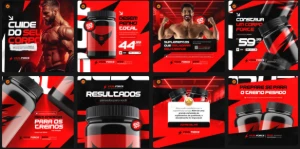 Arte Loja de Suplemento PSD Premium (Editável e Profiss.) - Outros