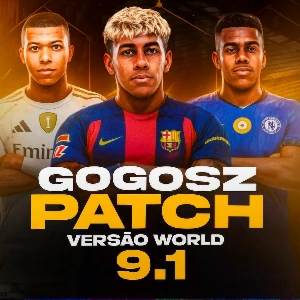 PES 2021 PC com Gogosz Patch 2025 Atualizações 9.0 e 9.1pc - eFootball PES