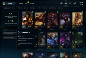 Conta Ouro 4 com 9 skins e 48 champs ( SEM EMAIL CONFIRMADO) - League of Legends LOL